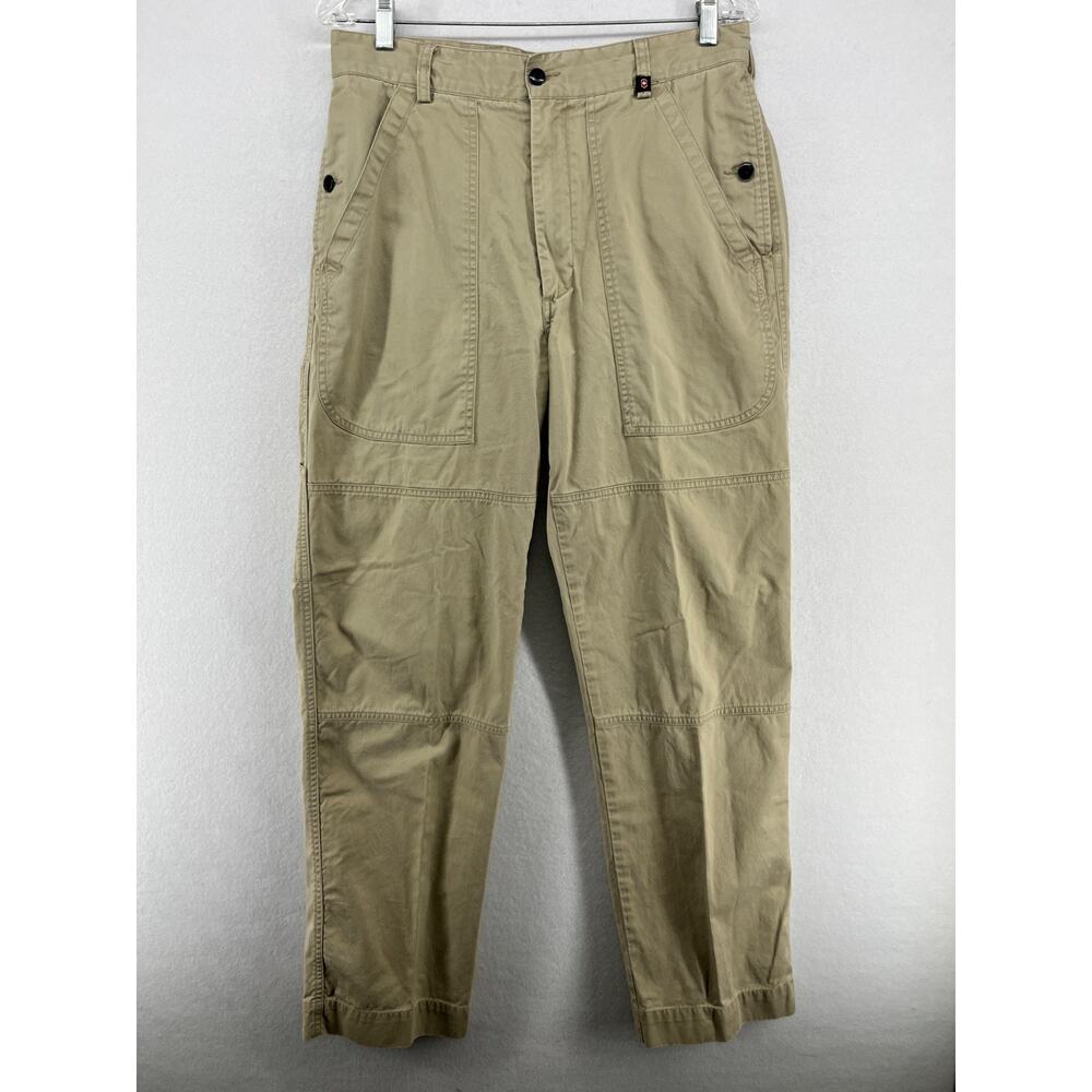 VICTORINOX Pants Mens 32 Swiss Army Utility Khaki Twill Cotton Beige HK VTG